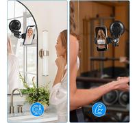 Ventouse Support D'Aspiration Pour Caméra Appareil Photo Compatible Avec Tout Gopro Heros, Sjcam Series, Geekpro, Garmin Virb Xe, Xiaomi Yi 4K & Clip De Téléphone Pour Vlog/Pov[Z157]