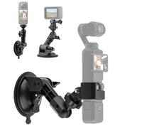 Ventouse Support pour Voiture Fenêtre Compatible pour DJI Osmo 360 Osmo Nano, Osmo Pocket 3 Compatible pour Insta360 X5-X Aspiration Pare-Brise Support Compatible pour GoPro Hero 13-7 Action Caméra