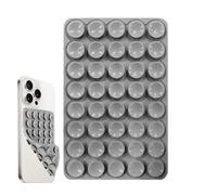 Ventouse Telephone Portable Double Face, 80 Grains Support Ventouse Silicone Telephone Adhésif, Antidérapant Smartphone Mount Détachable, Strong Grip Smartphone Cradle pour Les Selfies Et L