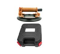 Ventouse TTaka7 supportant jusqu'à 220 kg, avec étui de transport, base en caoutchouc de 20 cm for une adhérence optimale, compatible avec le granit et les grands plateaux en verre.(Brown)