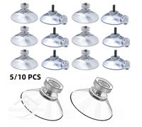 Ventouses avec vis 25/32/41/53mm, support de ventouse en plastique, ventouse en PVC avec écrou à vis pour fenêtre de salle de bains, pare-soleil de voiture, 5/10 pièces 53mm (2.09inch)