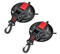 Ventouses D'ancrage - 2 Pièces Ancre à Ventouse Robuste avec Fixation du Crochet D'arrimage,Ventouse Camping,Ventouse Multifonctionnel pour Auvent Latéral de Voiture,Camping, Tentes, Bagages, Bâches