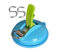 Ventouses d'ancrage robustes | Ventouse de camping avec crochet de fixation - Pas de trou perforé forte adhérence clips d'arrimage pour salle de bain, cuisine, toilettes, voyage, camping