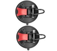 Ventouses de fenêtre - Support de crochet sous vide robuste, lot de 2 crochets à ventouse robustes, fixation forte pour camping, camping, voiture, bateau, tente | Ventouse réutilisable