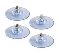 Ventouses de lit pour chat - Vis pour perchoir de fenêtre pour chat | Ventouse de rechange pour hamac de fenêtre pour chats | 4 pièces en PVC poids maximum 20 kg ventouses transparentes avec vis pour