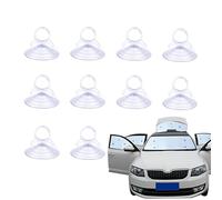 Ventouses Pare-Soleil pour Pare-Soleil,Anneau De Traction pour Pare-Brise en Verre De Voiture, Ventouses en sans Crochets pour De Voiture 4.5 Cm, pour Cuisine, Salle De Bain, Fenêtre