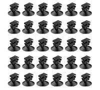 Ventouses pour aquarium - 30 pièces fixations à ventouse d'aquarium,Support de tuyau de bol à poisson,Pour tubes de conduites d'air pompes à air Câbles d'alimentation Fils Câbles Tuyaux LED Bandes