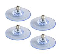 Ventouses pour barre de fenêtre pour chat * Ventouses pour hamac pour chat avec hamacs en S - Lot de 4 coussinets de rechange pour hamac pour chat, poids maximum 20 kg, avec vis pour lit de chat