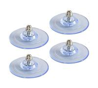 Ventouses pour perchoir pour chat - Hamac de fenêtre - Perchoir de fenêtre - Perchoirs pour chat - 4 pièces en PVC - Ventouses transparentes avec vis - Poids maximum : 20 kg