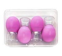 Ventouses Visage Lot De 4 Outils De Massage Liftant La Peau Par Succion | Ventouses De Massage Facial Du Visage Pour Salon, , Lieu de Travail, , Beauté, et Maison