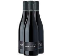 Ventoux Nature SANS SULFITES Rouge 2021 - Domaine Fondrèche - Vin AOC Rouge de la Vallée du Rhône - Lot de 3x75cl - Cépages Grenache, Syrah