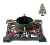 Ventray Support de sapin de Noël avec réservoir d'eau, 34.7x34.7x10.4 cm, Support universel classique et robuste pour troncs d'arbres de Noël artificiels, Support de base de sapin de pin pour vrais ar
