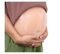 Ventre de Grossesse Artificiel 2-10 Mois | Faux Ventre de Grossesse Réaliste en Silicone Doux | Pour Acteurs, Photos Maternité, Déguisements et Formation Sage-Femme