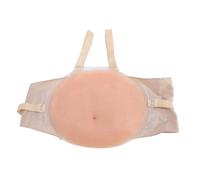 Ventre de grossesse artificiel en silicone, ventre de femme enceinte réaliste, accessoire pour photographie, costumes, cosplay, performance d'acteur, sangle réglable, matériau en (Taille S)