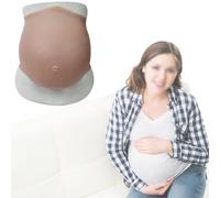 Ventre de grossesse réaliste en silicone, doux et confortable pour 3-10 mois, idéal pour les acteurs, actrices et accessoires de cinéma