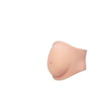 Ventre de grossesse réaliste en silicone - Faux ventre ajustable pour costumes, théâtre et photographie de maternité | Prothèse abdominale de qualité médicale, douce pour la peau, 4 à 6 mois