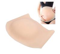 Ventre de Grossesse Réaliste en Silicone - Simulateur Réglable pour Théâtre, Cinéma & Formation Sage-Femme - Respirant, Léger (Tailles : 2-10 Mois/Jume）