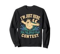 Ventre rétro Concours drôle croisière Vacances Piscine fête Sweatshirt