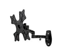 Ventry BTV504 - Kit de montage (support mural, bras double pivotant) - pour écran plat - noir - Taille d'écran : jusqu'à 42 pouces - montable sur mur