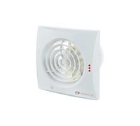 VENTS Ventilateur d'extraction axial pour mur et plafond Quiet Extra 150 TH avec déroulement et hygrostat