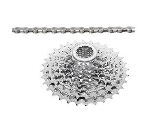 Ventura Adult Power Kit de réparation de chaîne et Cassette Argenté Taille Unique