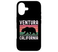 Ventura California Bear Retro County Oxnard Beach 805 Rose Coque pour iPhone 17