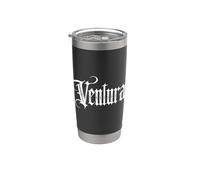 Ventura California Retro County Oxnard Beach 805 Mexican Gobelet isotherme en acier inoxydable double paroi
