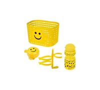 Ventura - Ensemble d'accessoires pour vélo d'enfant - Unisexe - Bébés Horse - Panier - Cloche - Gourde - Rose