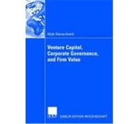 Venture Capital, Corporate Governance, and Firm Value Kleinschmidt, Maik (Auteur)