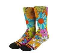 Venture Chaussettes Flower Power - Ultra Douces et Mignonnes, Florales, Colorées Avec Talon et Orteils Renforcés, Semelle en Éponge Douce et Soutien de la Voûte