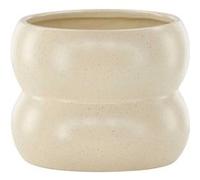 Venture Home - Cache pot Dapne 16*16*13cm beige et noir G