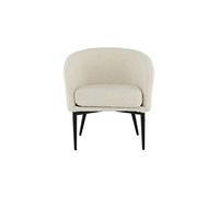 Venture Home Chaise Longue Moelleuse - Pieds Blanc/Noir