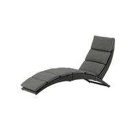 Venture Home Archie - Sun Lounge Inc. Coussin Noir - en Osier -
