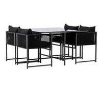 Venture Home - Ensemble 4 chaises et table de jardin Noto G