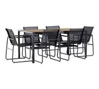 Venture Home - Ensemble table de repas et 6 chaises extérieures Lampedusa G