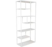 Etagère en acier Staal Blanc - Bureau - Hauteur 188 cm - Longueur 85 cm - Profondeur 35 cm