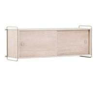 Venture Home - Etagère murale 2 portes 48 x 122 cm Paris blanc Blanc G