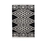 Venture Home Indari Carpet en Laine Noir/Blanc 240 x 170 cm