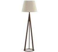 Venture Home - Lampadaire en hévéa et lin Kona marron Marron