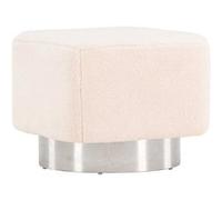 Venture Home - Pouf carré en polyester et acier Newton beige Beige G