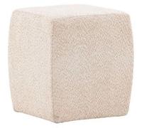 Venture Home - Pouf cube en polyester bouclette Neapel Beige G