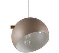 Lampe Suspension Déco "Tubbie" 23cm Marron