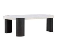 - Table basse 125 x 71 cm Kres gris, marron