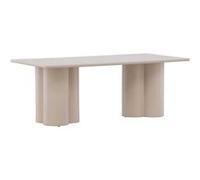 Table basse beige Olivia Rectangulaire : 120 x 60 cm