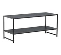 Venture Home – Table basse Staal en acier avec étagère 102 cm Noir