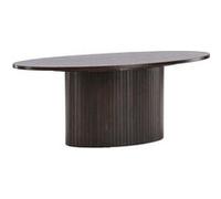 Venture Home - Table basse en MDF Bianca Ovale Marron foncé G