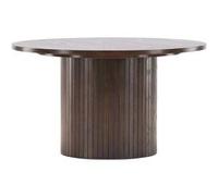 Venture Home - Table basse en MDF Bianca Rond Marron foncé