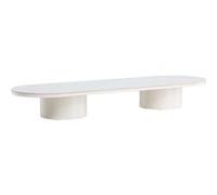 Venture Home - Table basse ovale 190 x 60 cm Narvik Beige G