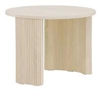 - Table basse ronde ø60 cm Bristol bois blanchi