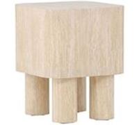 Venture Home - Table d'appoint 40 x 40 x 50 cm Klirou Beige G